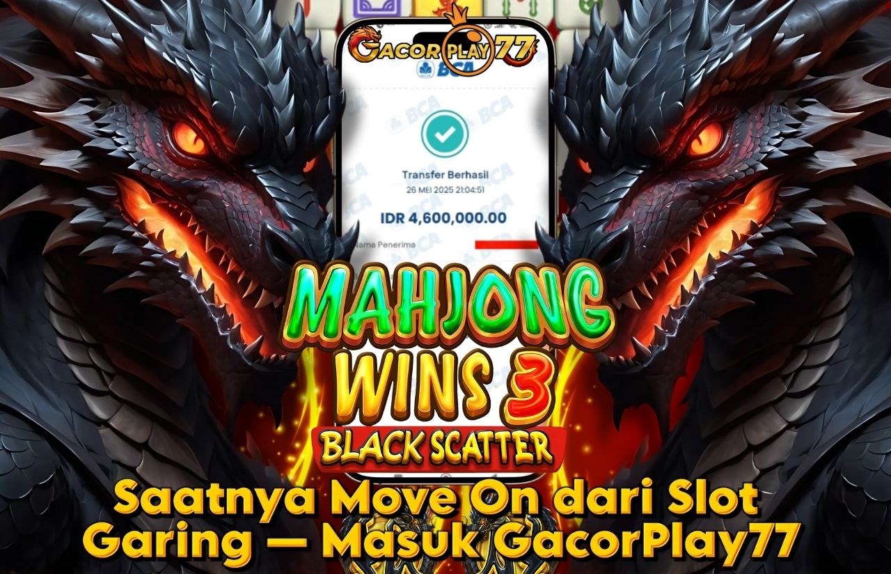 Selamat kepada user id : Da**an Wede Rp 4.600.000 di Game MAHJONG WINS 3 PRAGMATIC PLAY Cair Gk Sampe 1 Menit! Menang Mudah di Gacorplay77	
